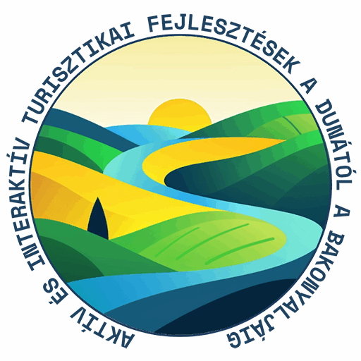 Aktív és interaktív turisztikai fejlesztések a Dunától a Bakonyaljáig logo